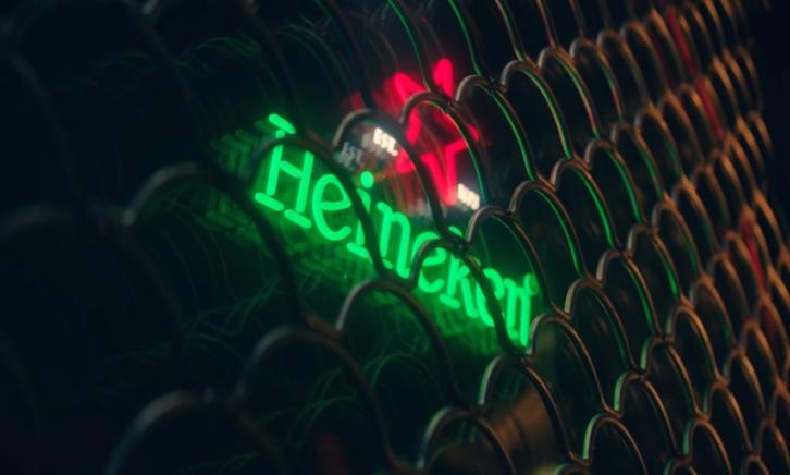 Heineken reclame Neon Heineken reclame Neon